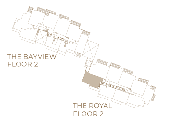 Royal Bayview Suite 202 Keyplate
