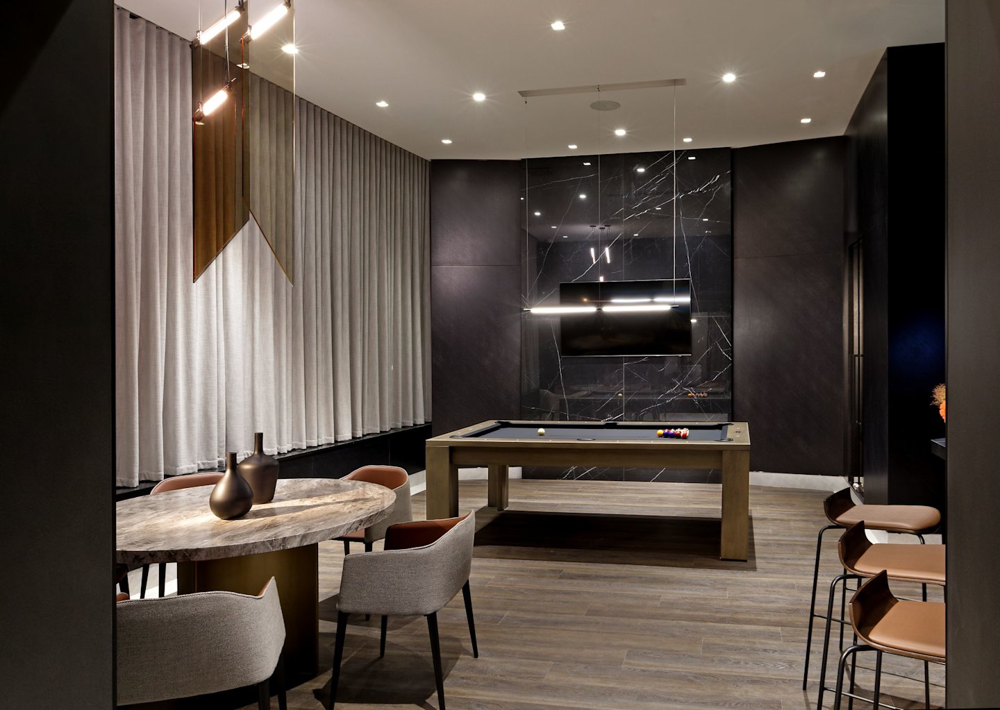 The Well Classic I Billiards Room Amenity