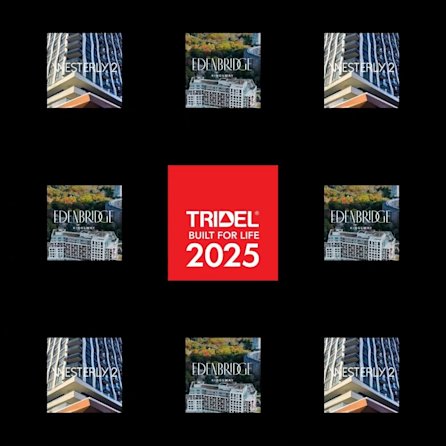 Tridel's 2025 year in review thumbnail featuring Edenbridge and Westerly 2 photos