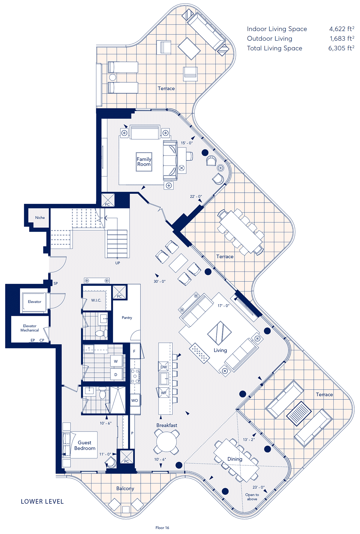 Aqualuna SPH1 Lower Floorplan