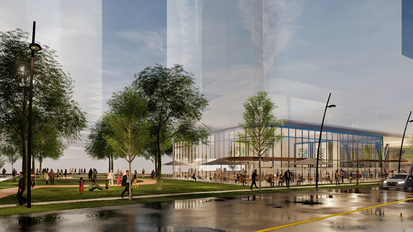 Inspiration for the proposed future Community Living Toronto program space and its surrounding park.