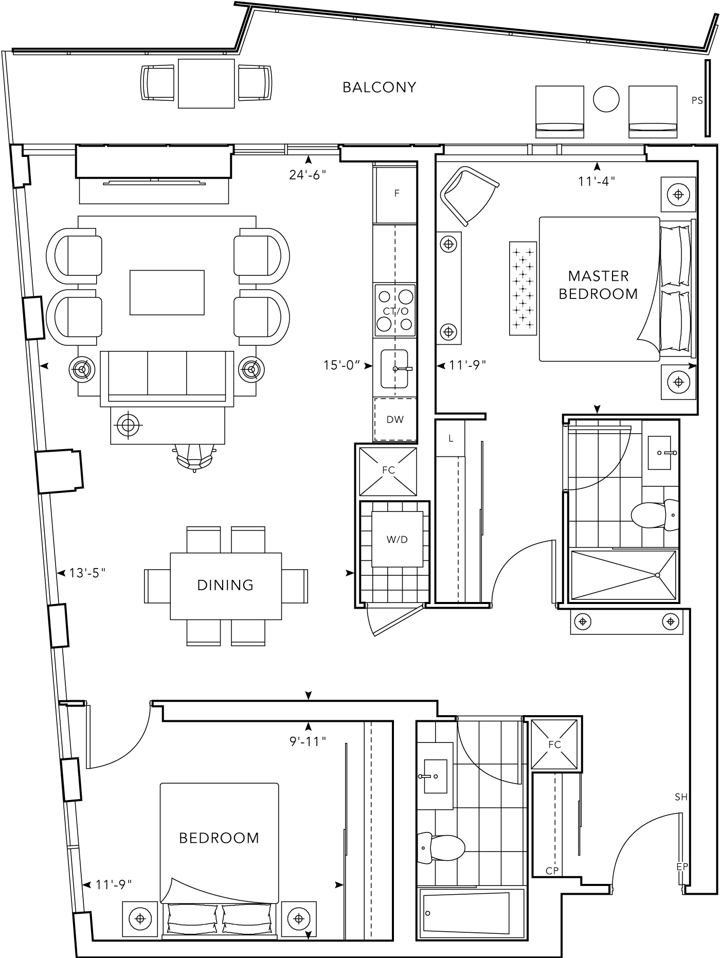The Well Classic2 1915 Floorplan