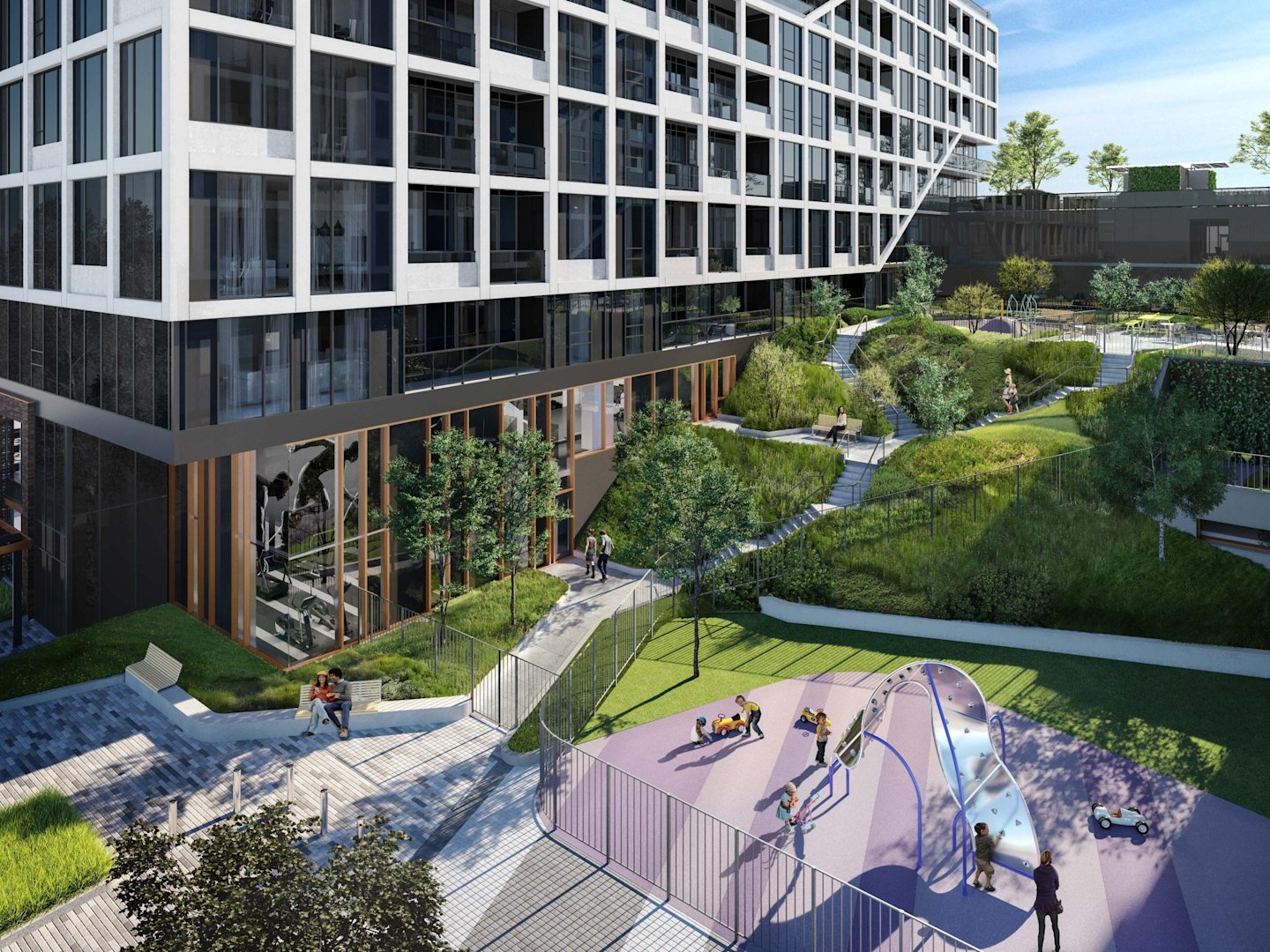 MRKT Exterior Courtyard