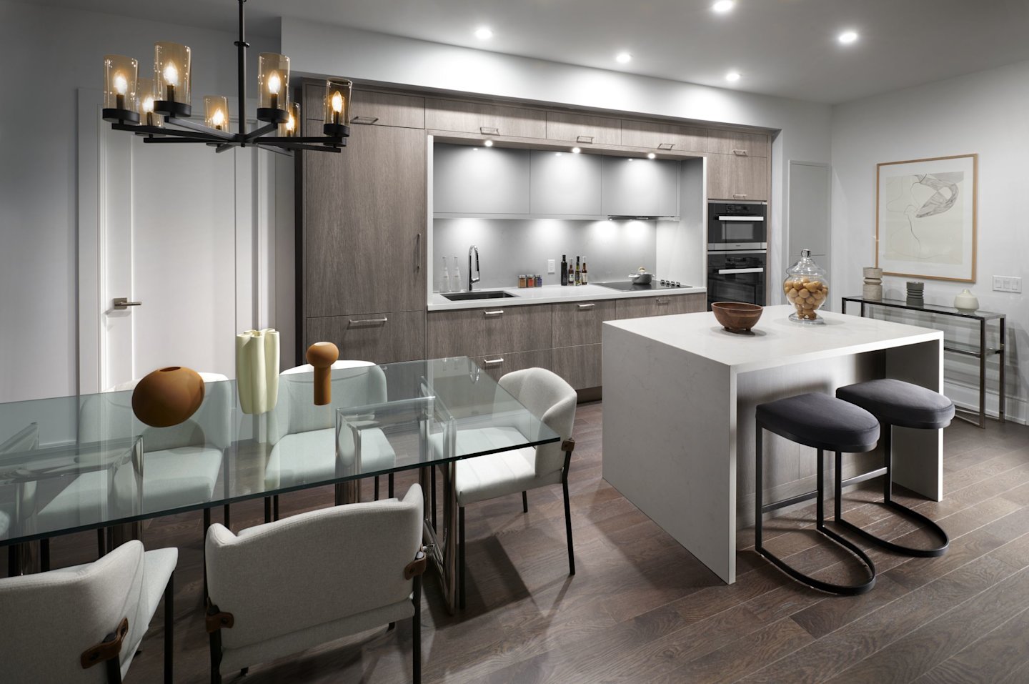 Auberge Model Suite 341 Dining Room