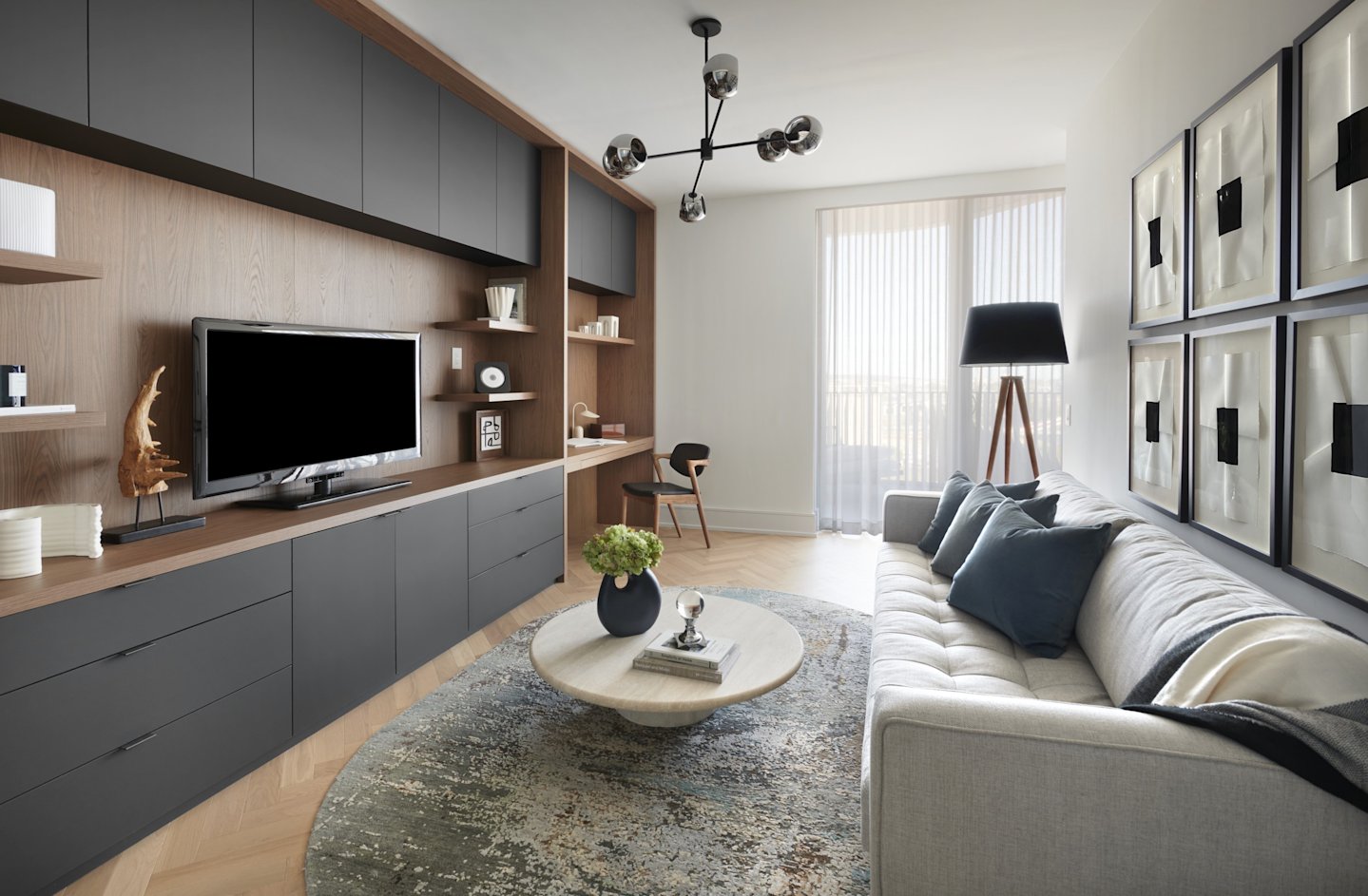 Aqualuna Suite 1203 Family Room