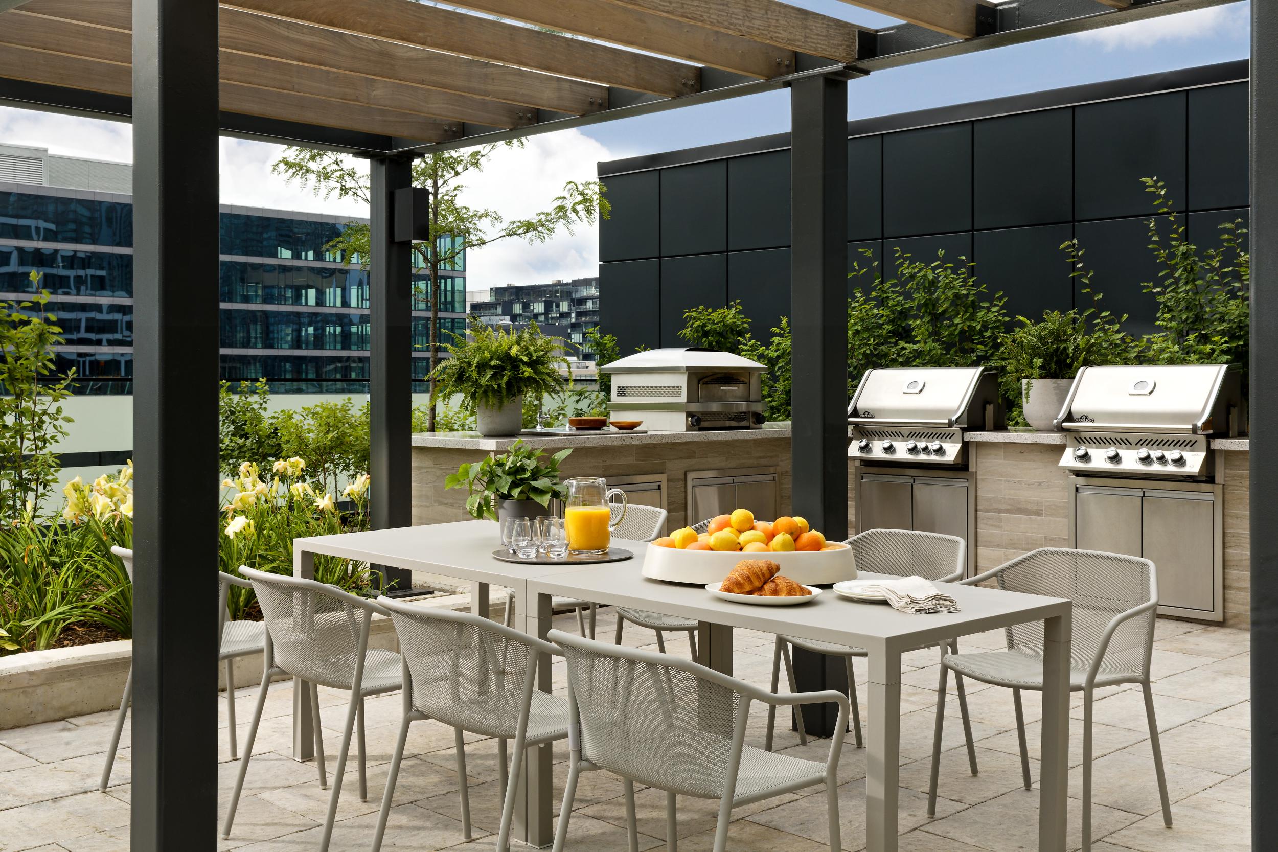 The Well Classic II Outdoor Dining Amenities