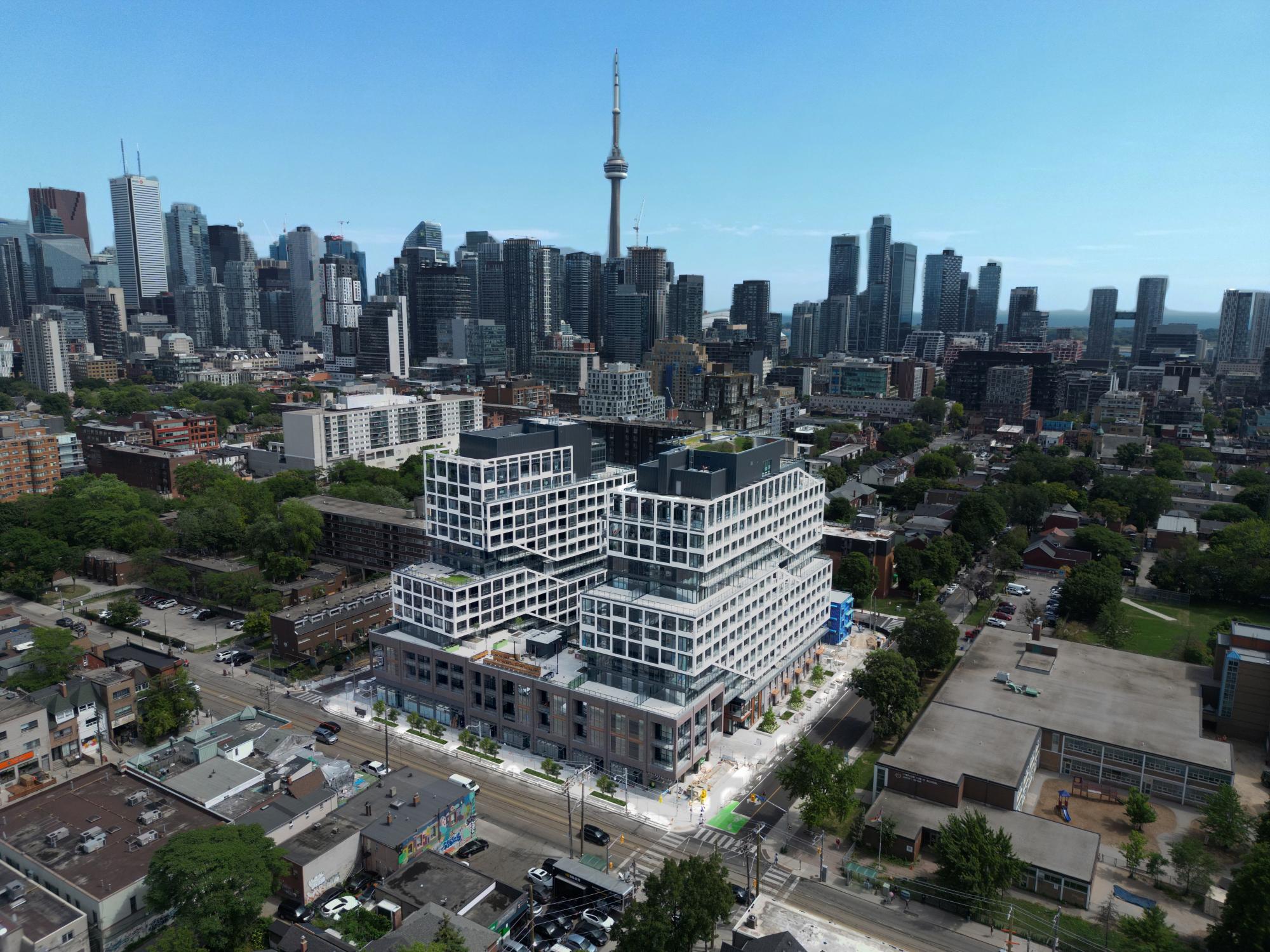 MRKT Alexandra Park from an aerial point of view