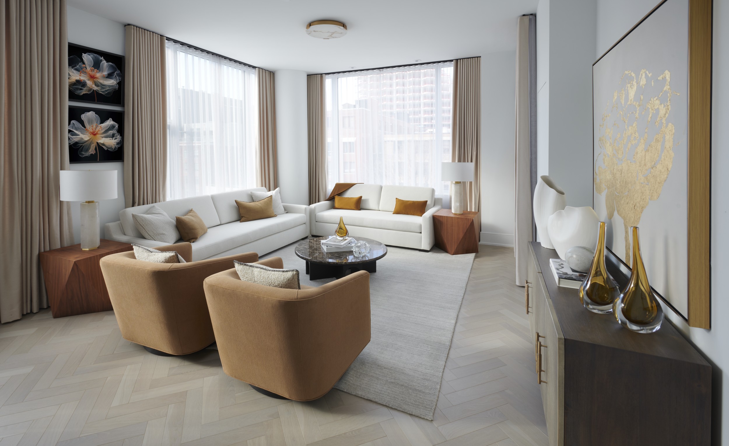 The Well Signature Series Suite 310 Living Room