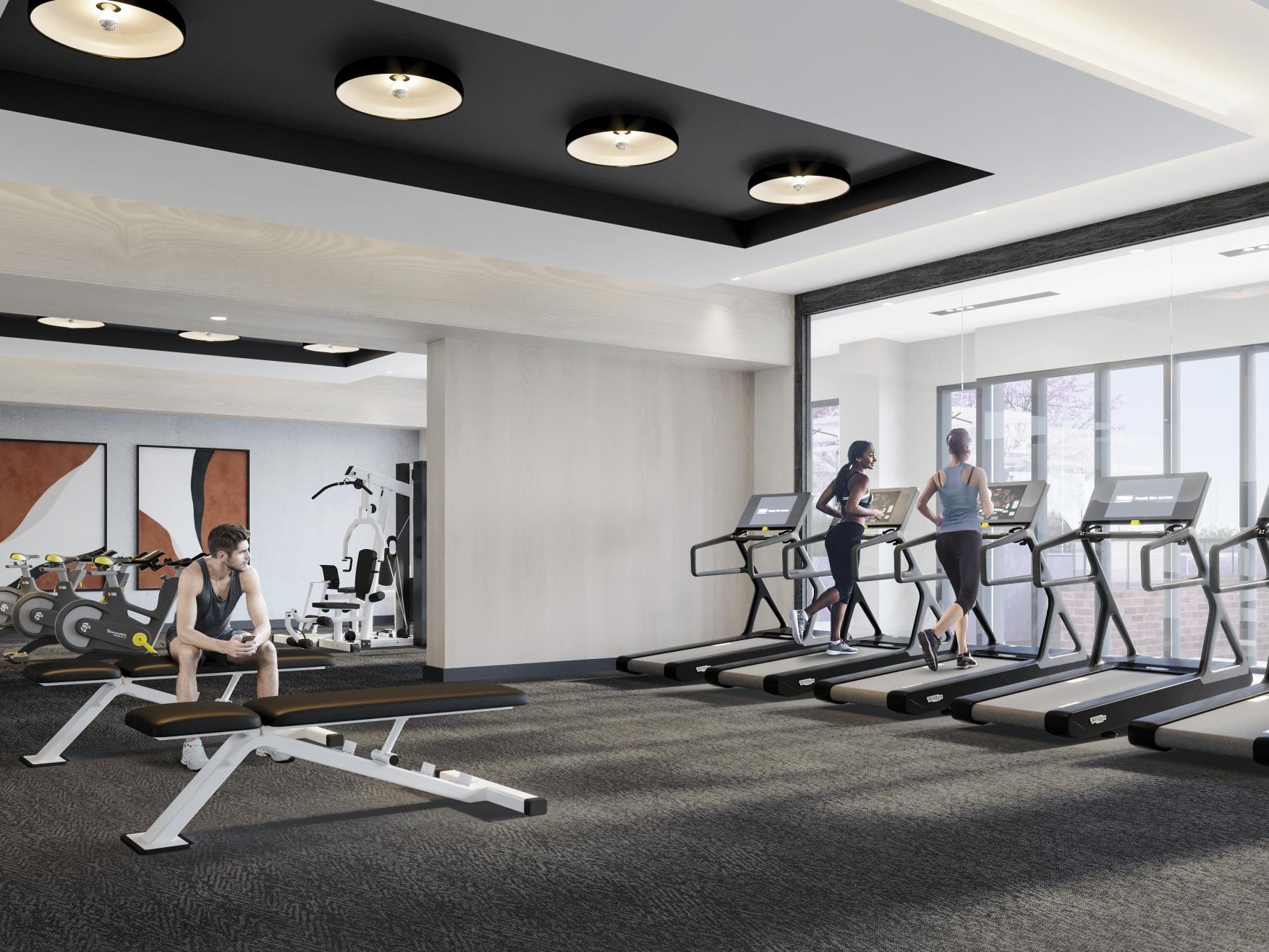 The Dupont Amenity Fitness Room