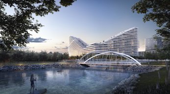 Exterior Rendering of Harbourwalk