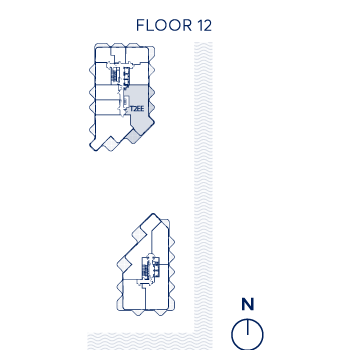 Aqualuna Suite 1203 Keyplate