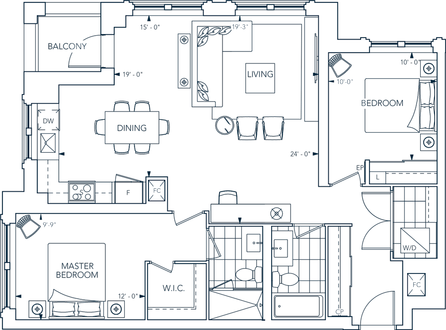 Evermore > Floorplans > 2T