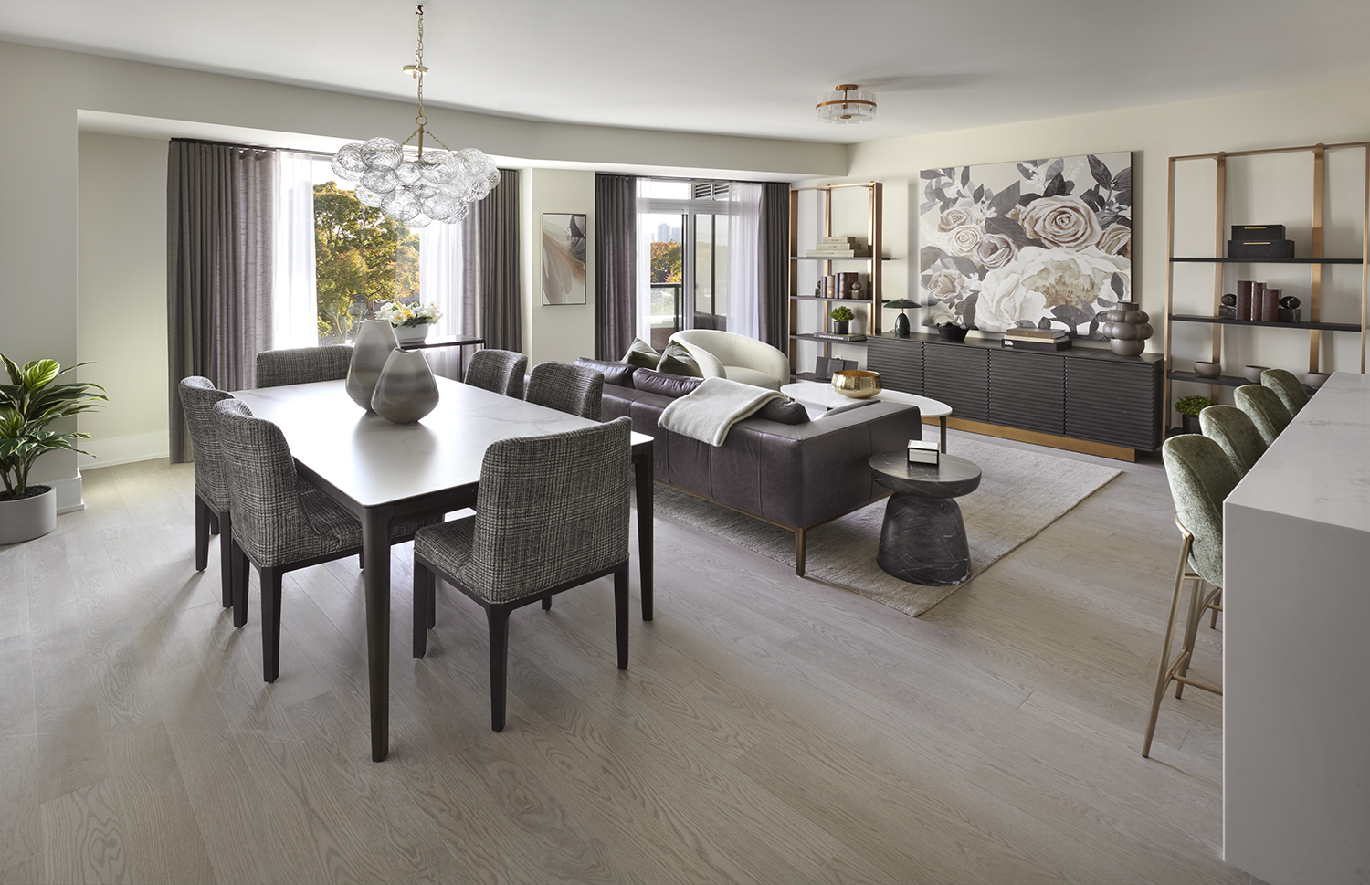 Edenbridge suite 307 Living Dining Room