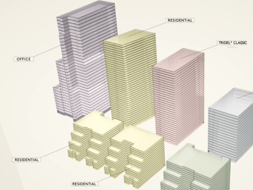 A Construction Blue Print of The Well Condo