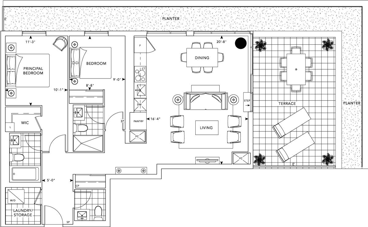 MRKT Condo Suite 2YTA Floorplan