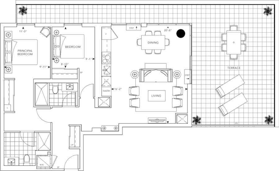 MRKT Condo Suite 512 Floorplan
