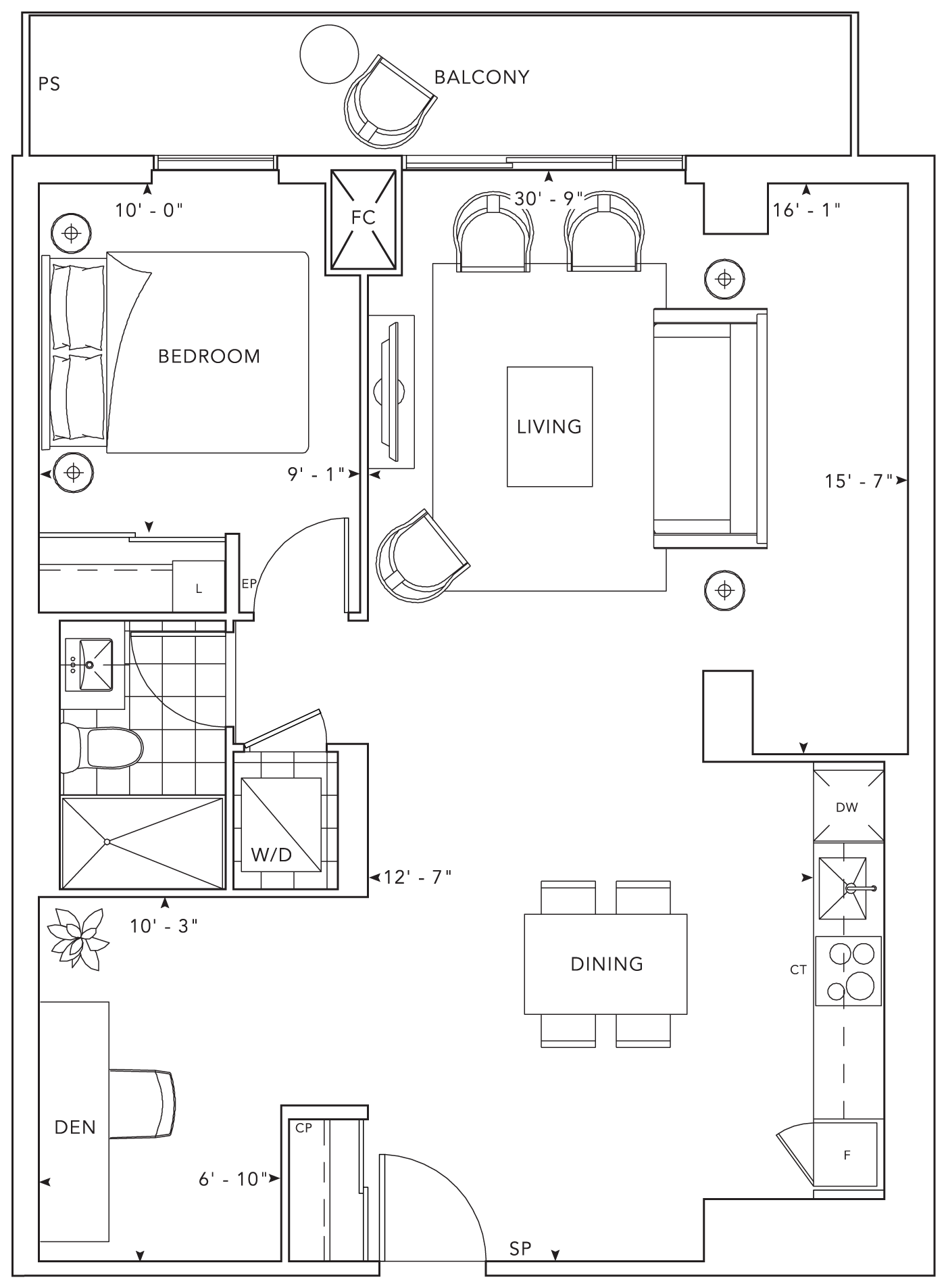 MRKT Suite 410 Floorplan