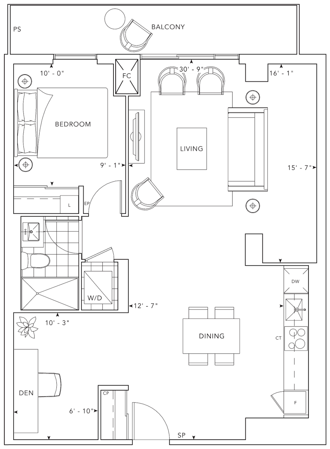 MRKT Suite 410 Floorplan