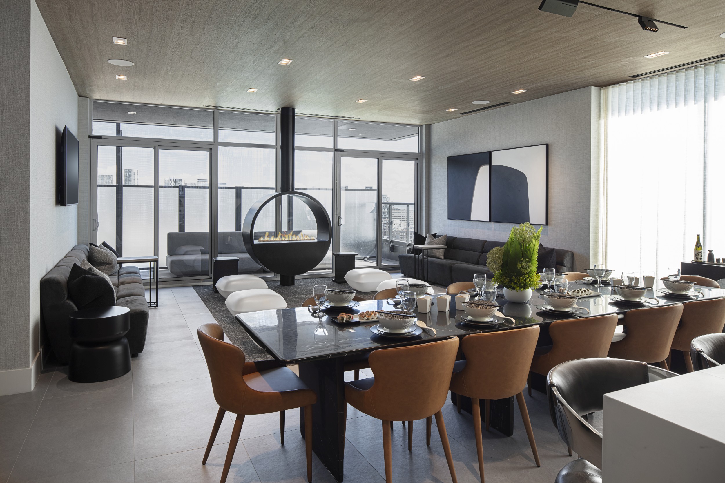 MRKT Amenities Party Room Lounge