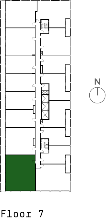 MRKT Condo Suite 705 keyplate