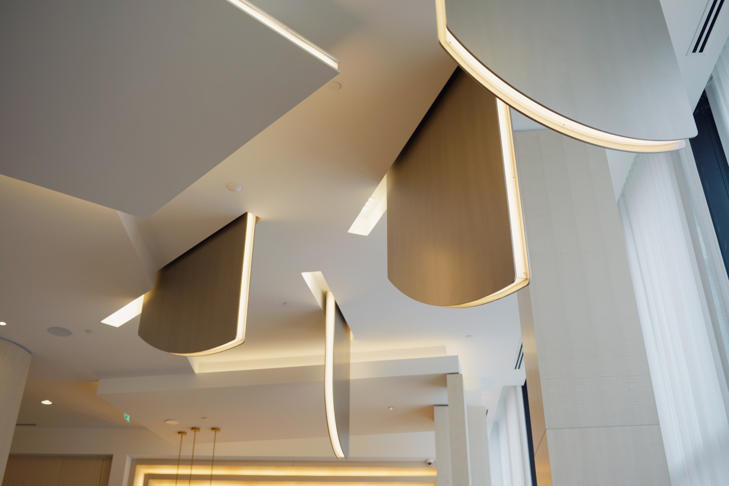 The Dupont Amenity Lobby Lighting Detail
