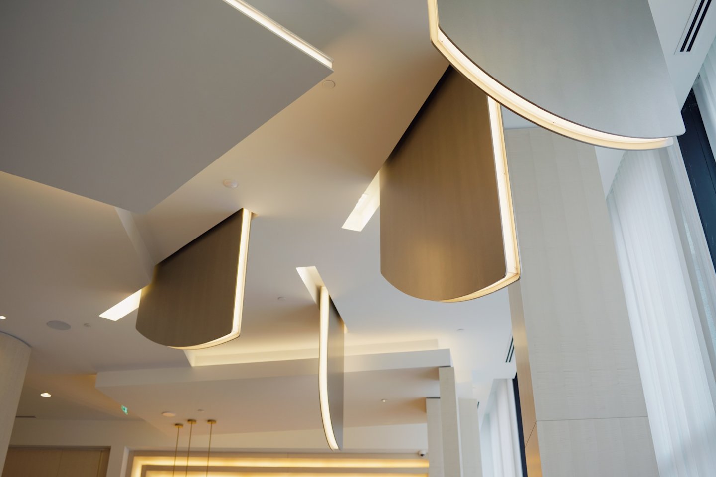 The Dupont Amenity Lobby Lighting Detail