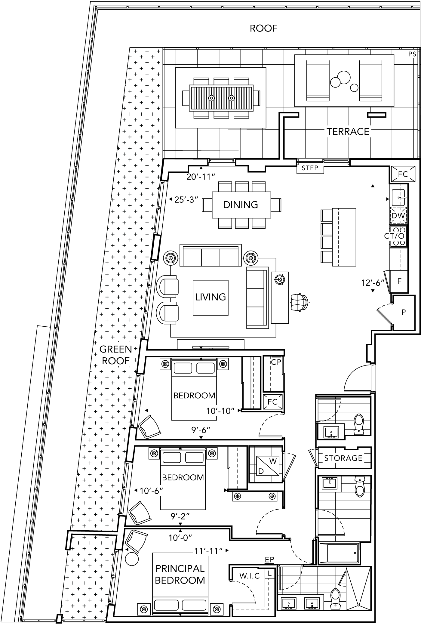 6080 Yonge 3NT Floorplan