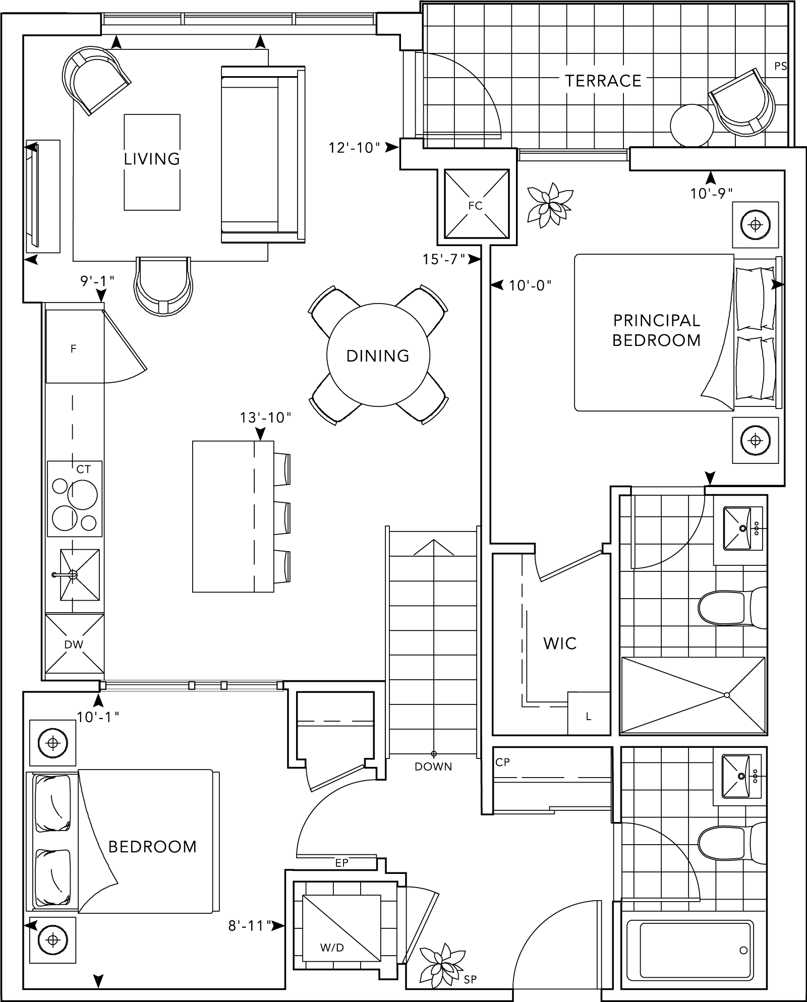 MRKT Condo Suite L3 Floorplan