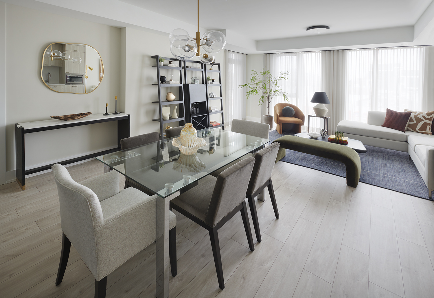 The Dupont Suite 325 Living and Dining Room