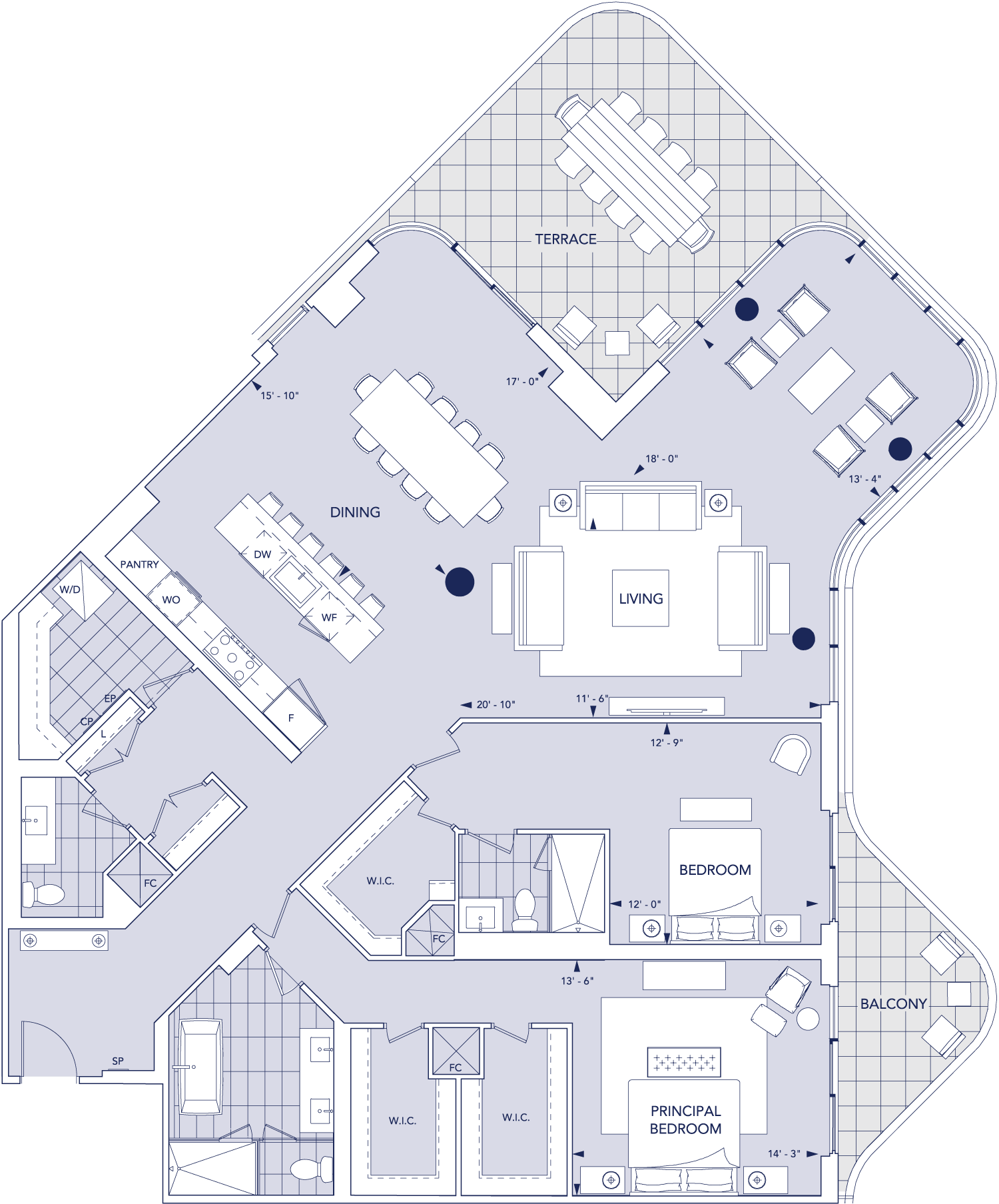 Aqualuna T2X Floorplan