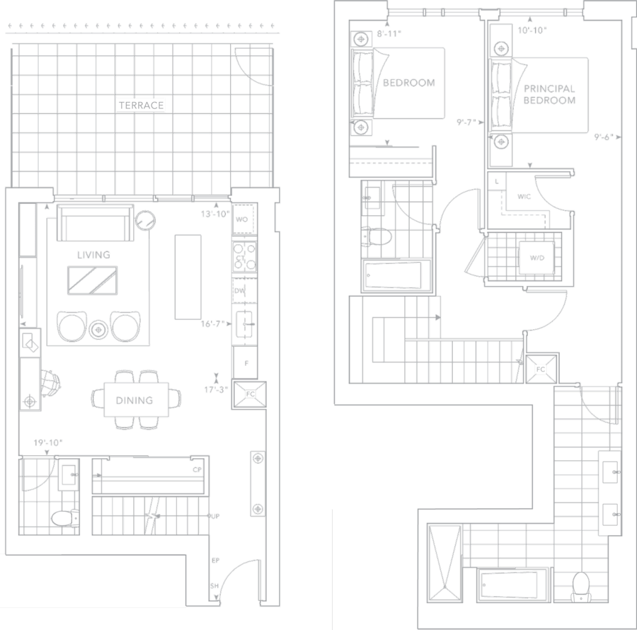 The Well Classic Series II Suite 501 Floorplan