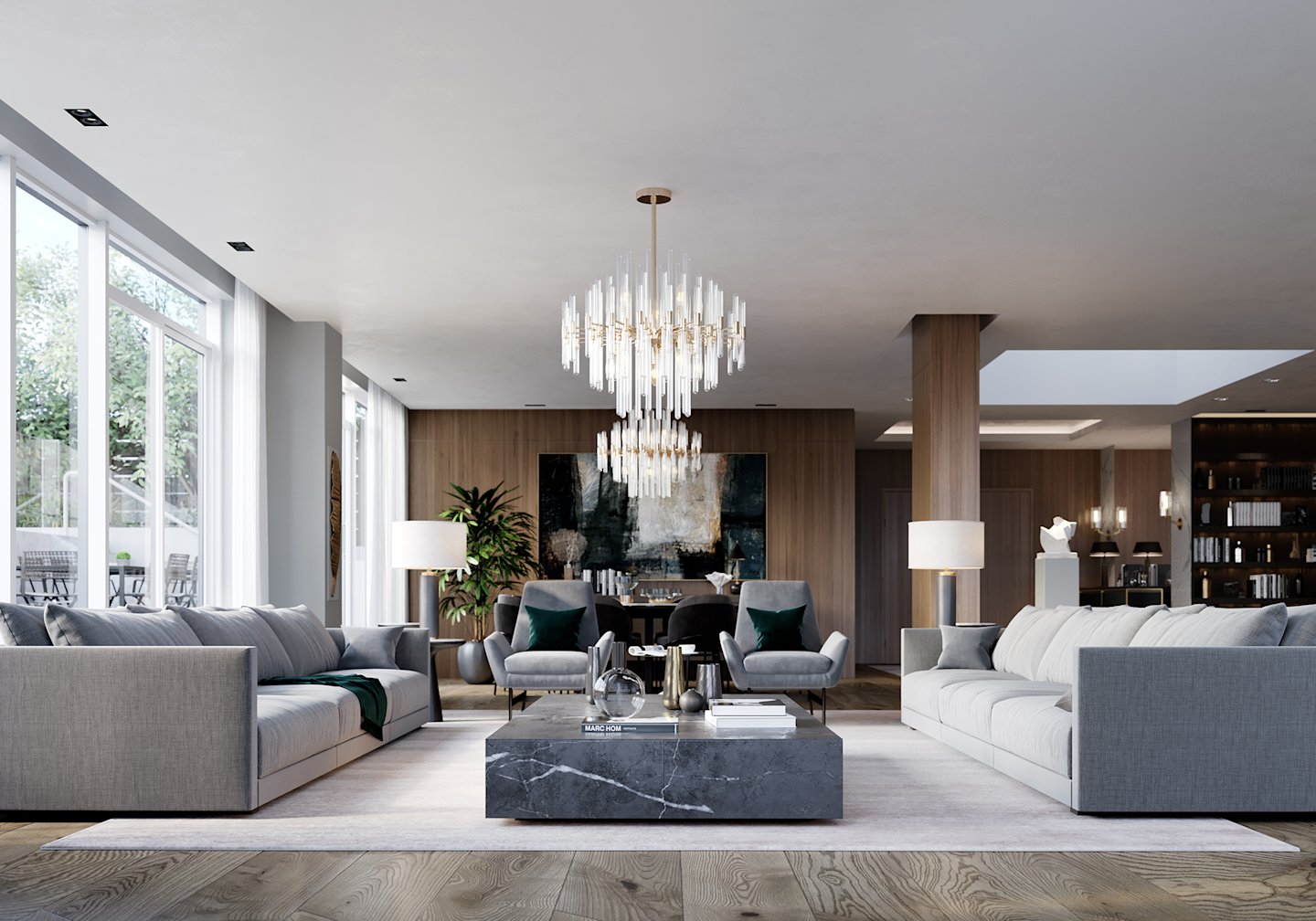 An overview of a Lounge room in a Suite and The Well