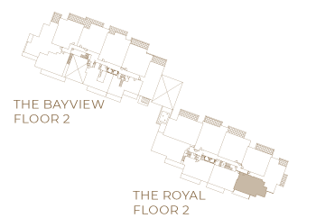 Royal Bayview Suite 208 Keyplate