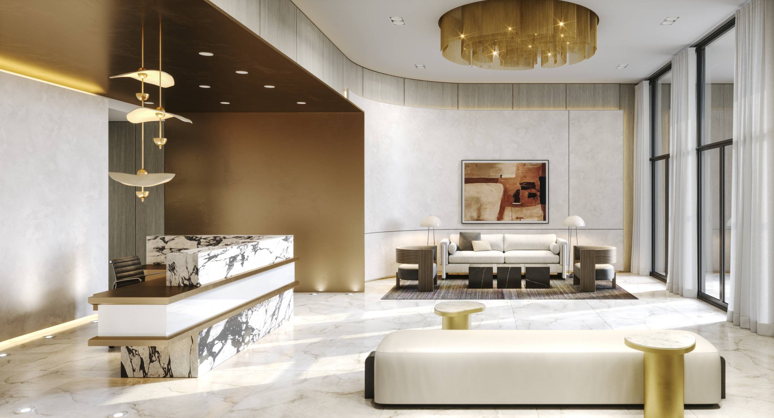 6080 Yonge Lobby Rendering