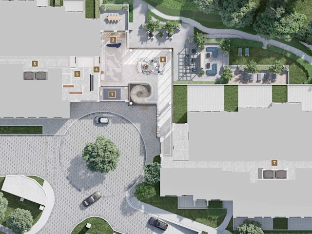 Royal Bayview Lower Level Amenity Plan