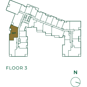 Edenbridge Suite 307 Keyplate
