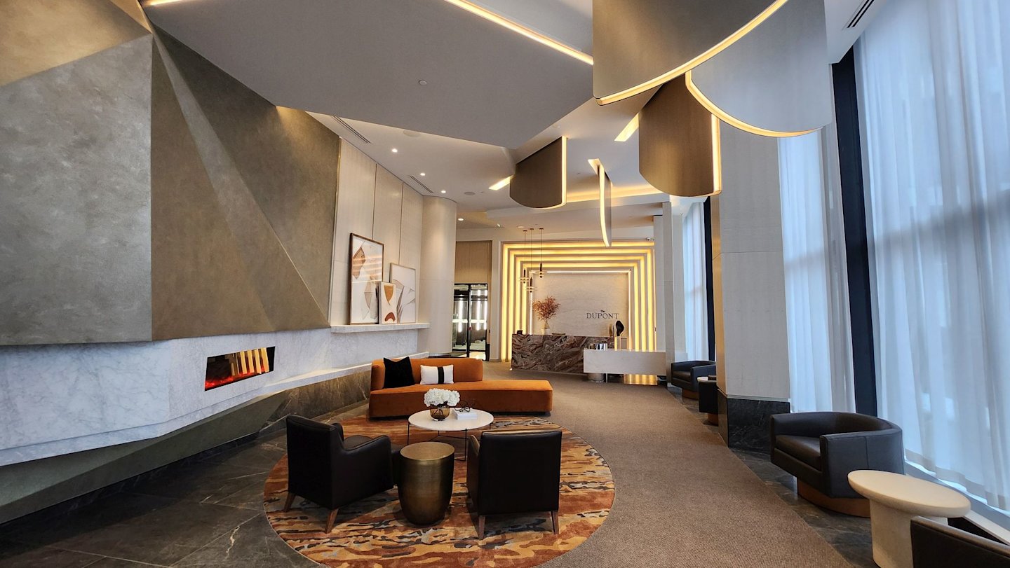 Photo of the latest progress from The Dupont condominium community.