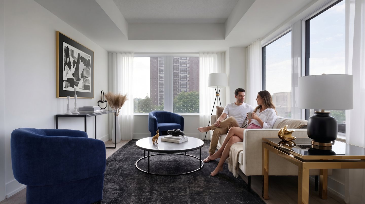 Evermore Suite 304 Living Room