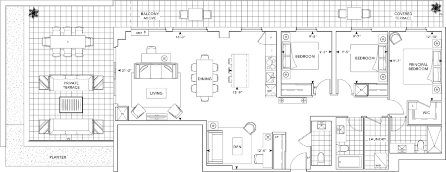 MRKT Condo Suite 1013 Floorplan