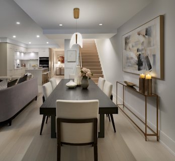 Auberge on the Park Suite 131 Living and Dining Room