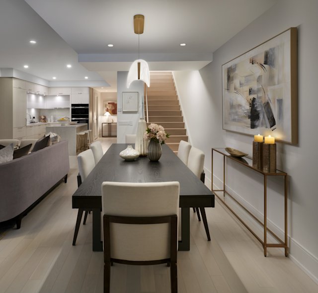Auberge on the Park Suite 131 Living and Dining Room