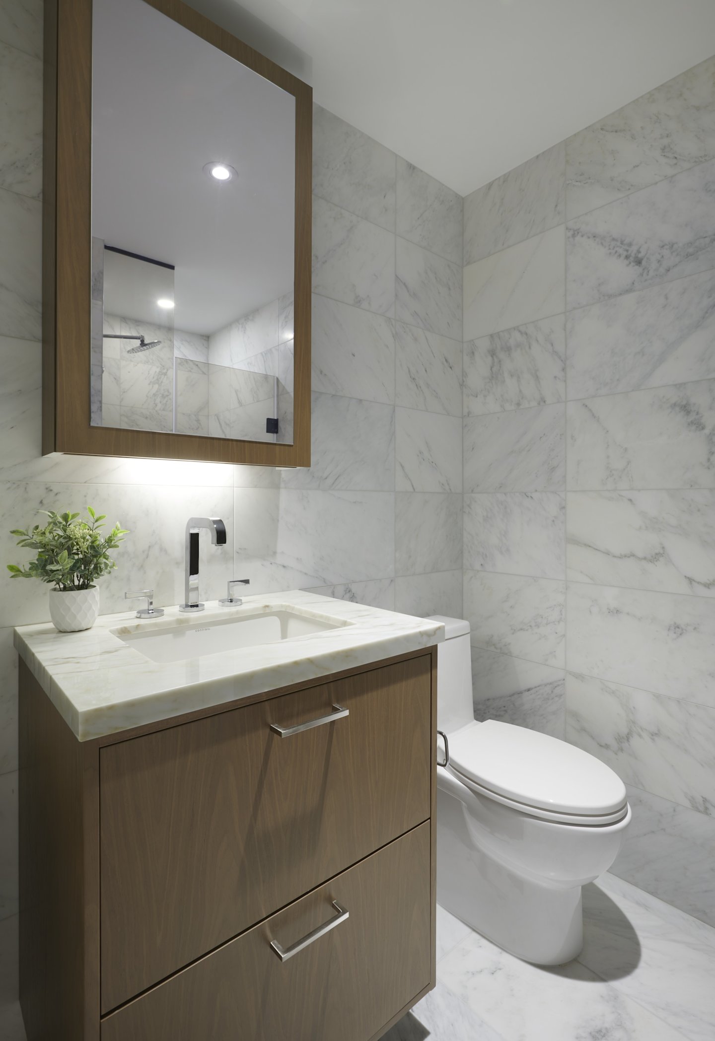 Aqualuna Suite 1107 Powder Room