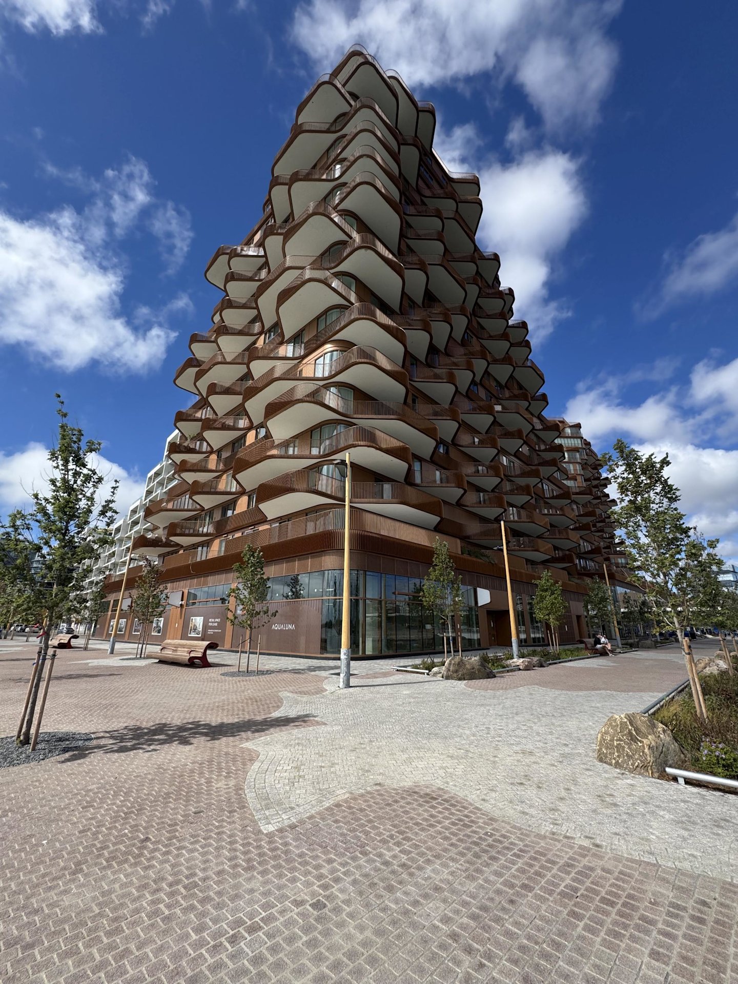 Photos from the latest construction update at Aqualuna