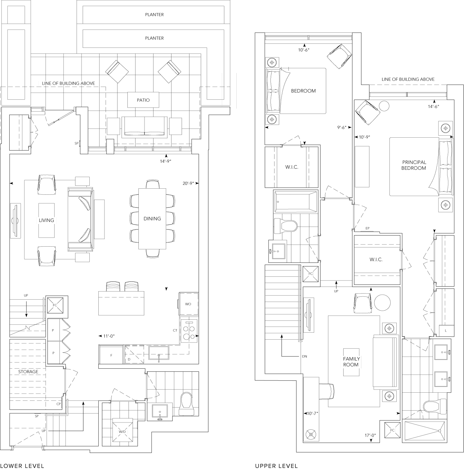 Auberge on the Park Suite 140 Floorplan
