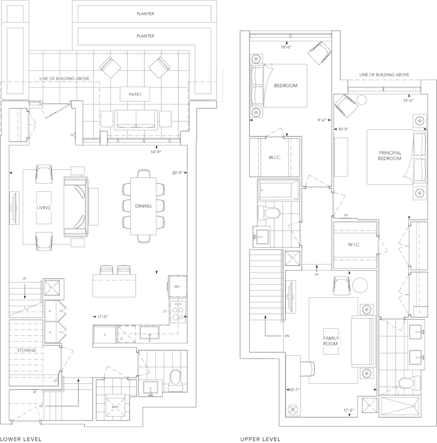Auberge on the Park Suite 140 Floorplan