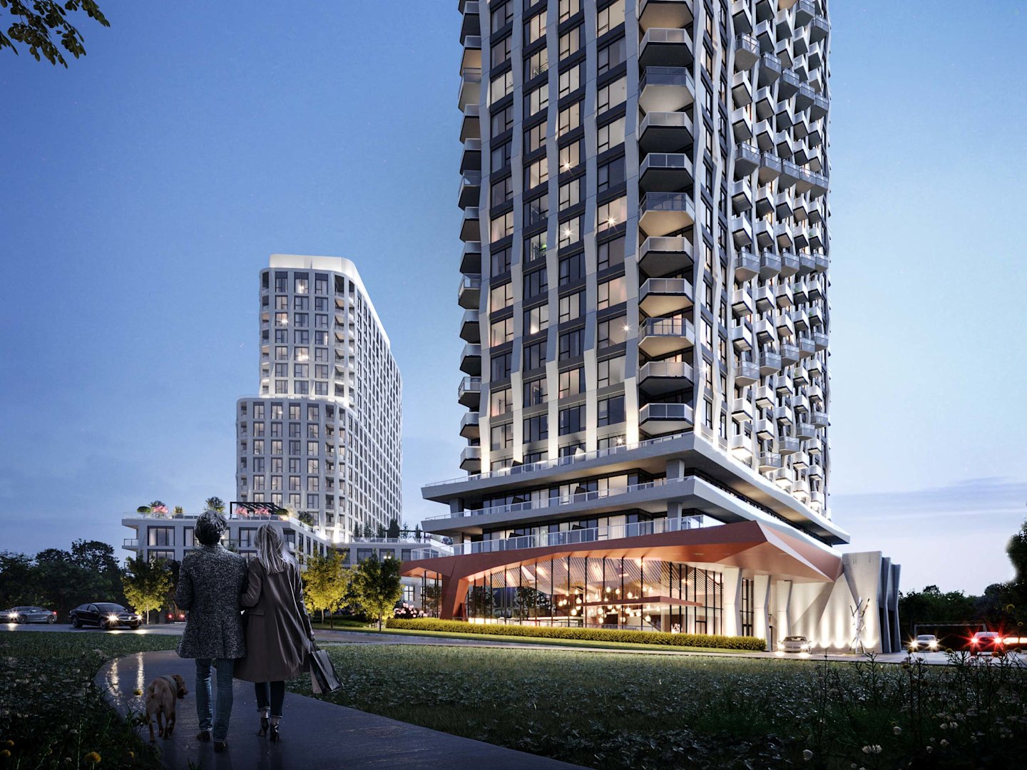 Westerly 2 Exterior Entrance Rendering