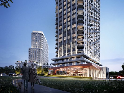 Westerly 2 Exterior Entrance Rendering