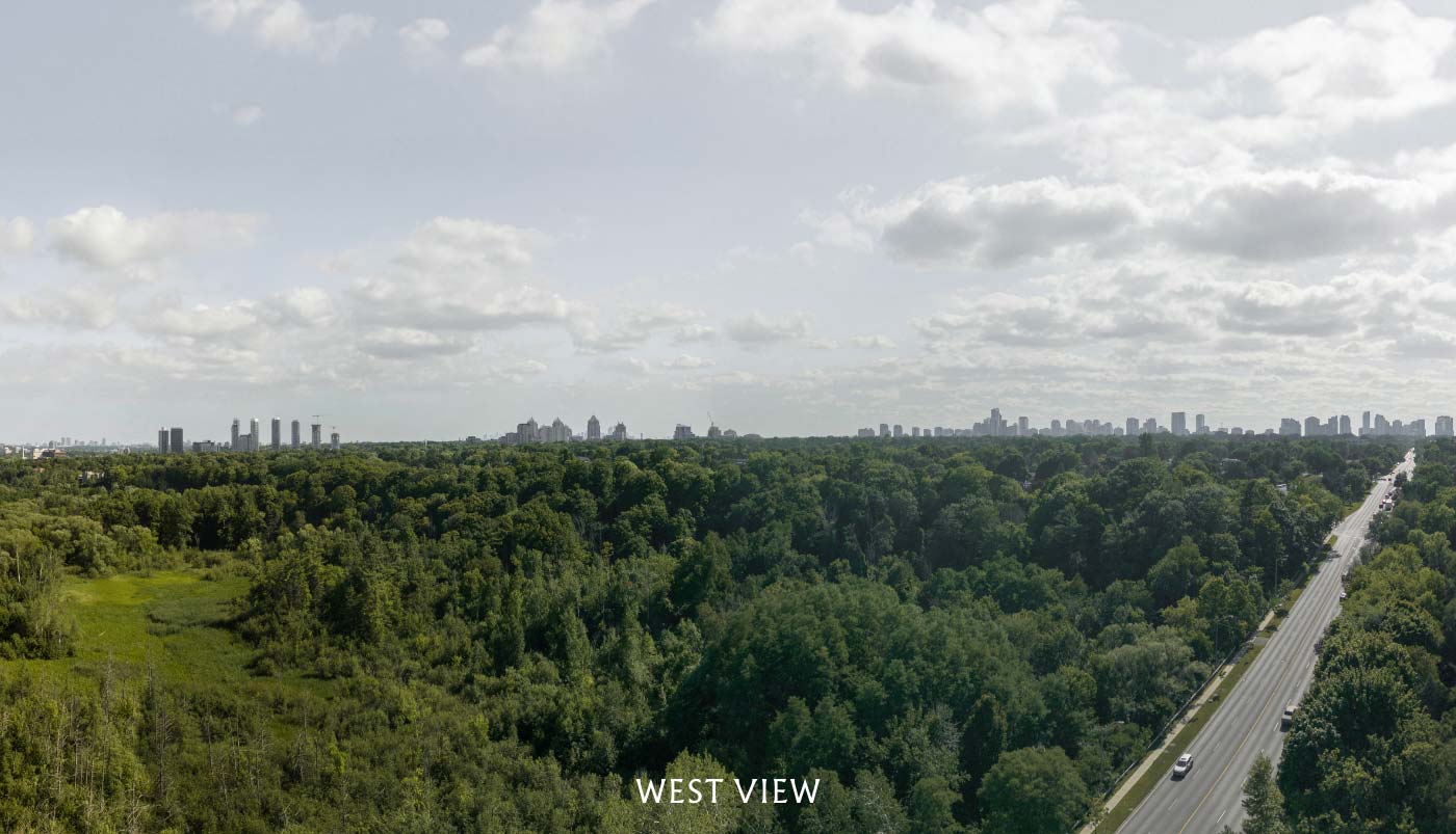 West View from Bayview Woods Condominiums