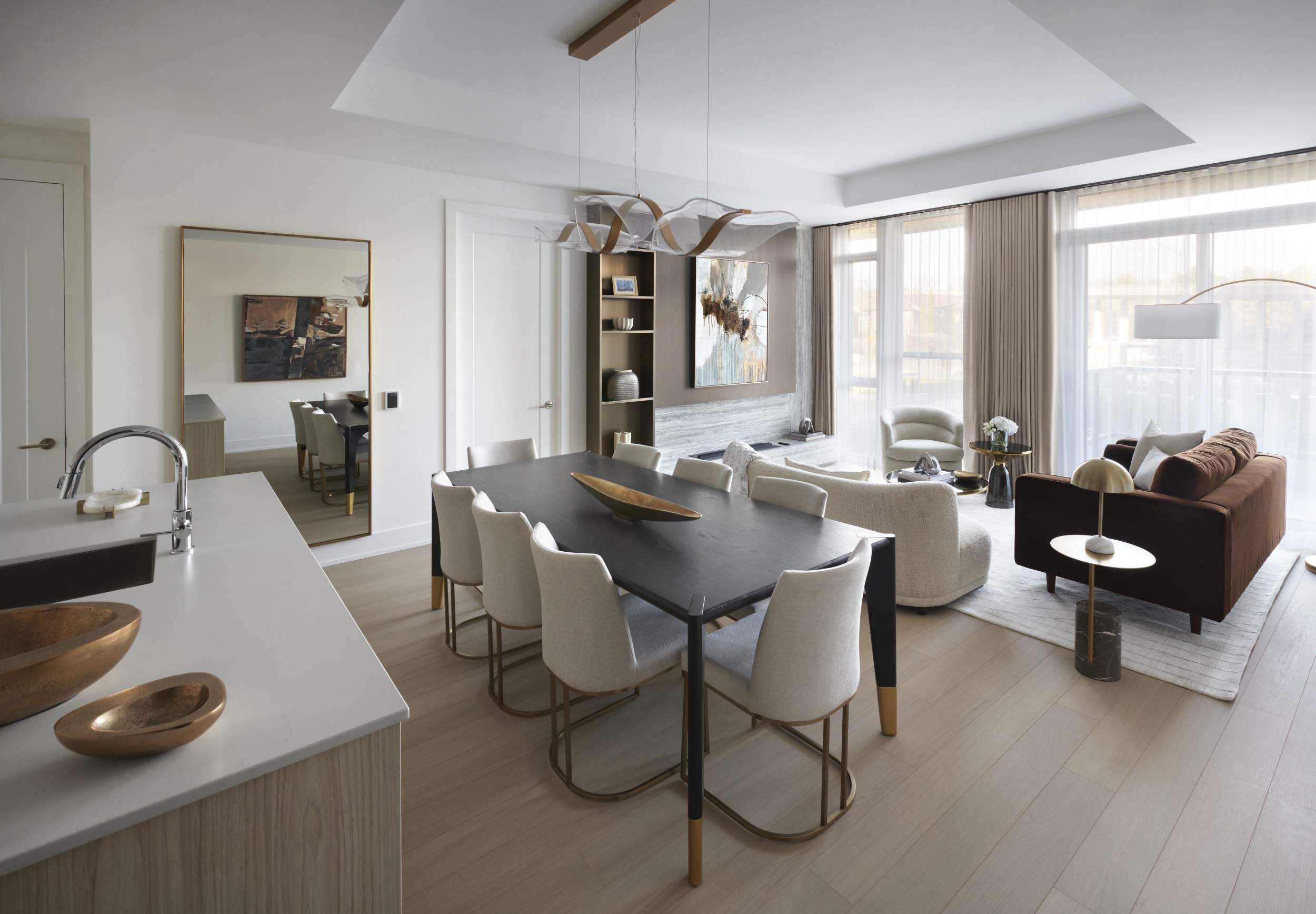 Royal Bayview Suite 208 Living and Dining Room