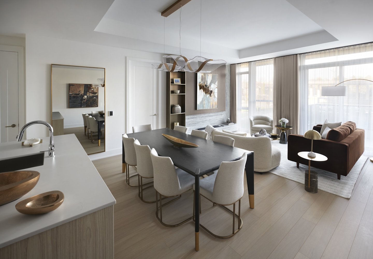 Royal Bayview Suite 208 Living and Dining Room